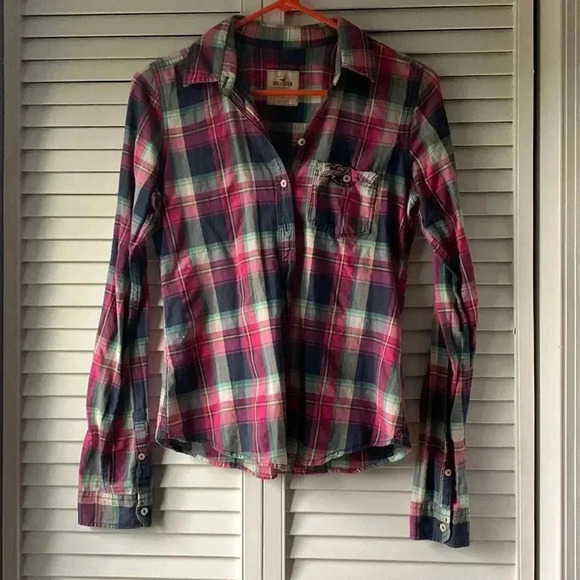 🤑Hollister flannel - Picture 3 of 5